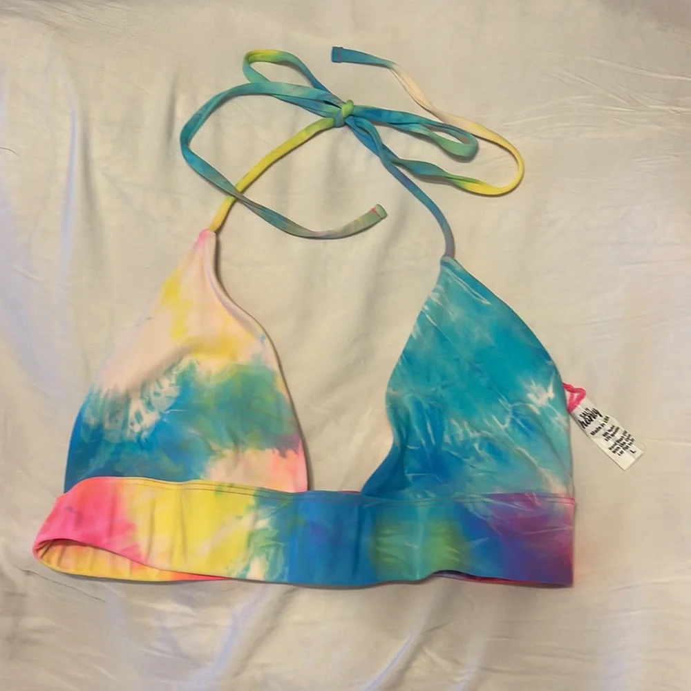 NWOT Salty Honey Banded Triangle Top ~ Large - Picture 2 of 3